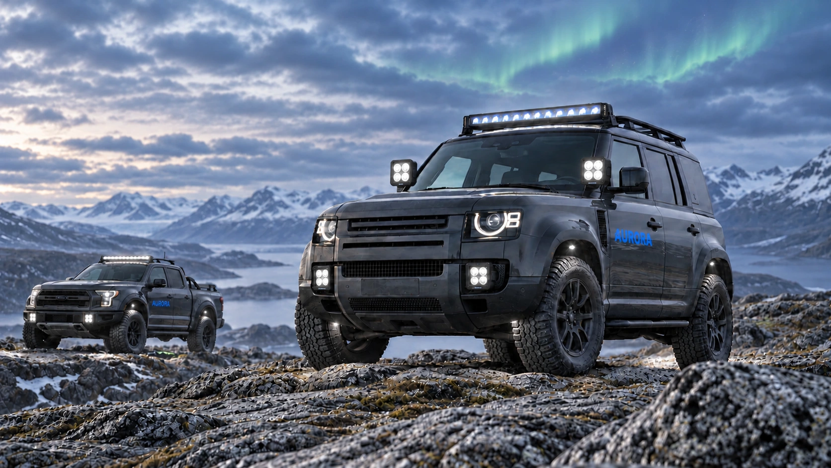 Aurora off-road vehicle LED lighting
