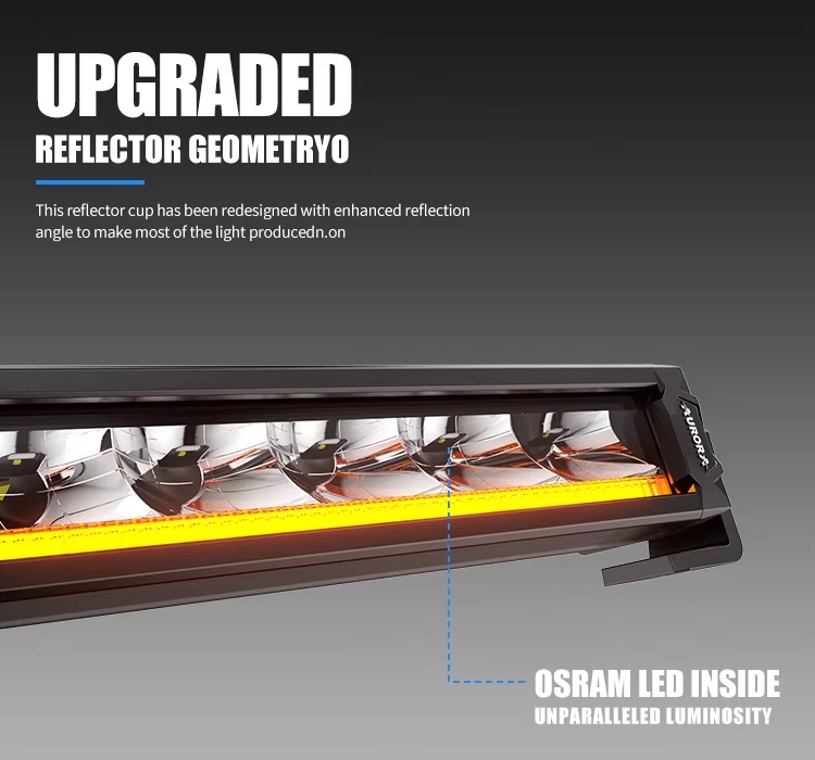 Aurora LED — OSRAM chips inside, upgraded reflector geometry