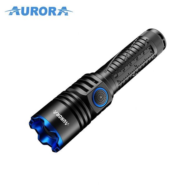 Aurora Multi-function  EDC Flashlight Zoomable  Torch Light Camping Portable Led