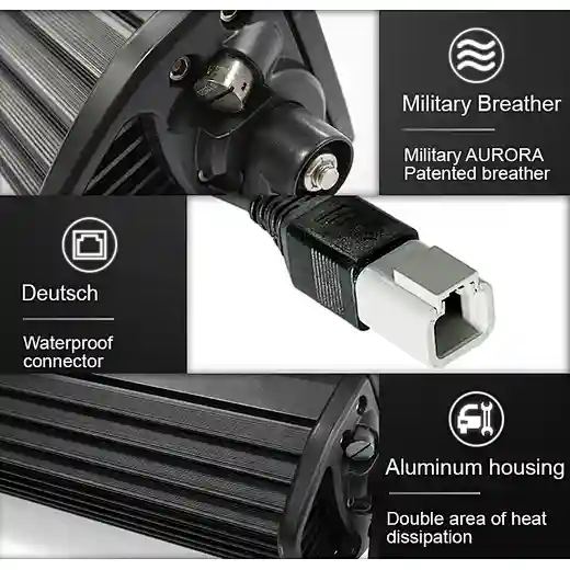 Aurora 40inch scene light led off road light bar waterproof