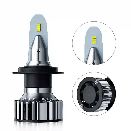 Auto Lighting Bullet Design 50W Led Car Lamp Headlight Bulb