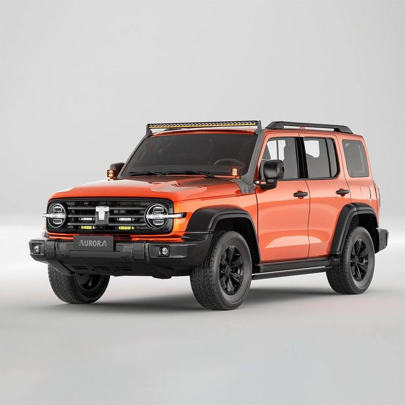 AURORA S10 Alien Shape LED Light Bar with Dual DRL
