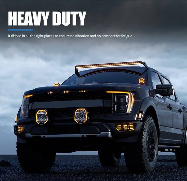 AURORA S10 Alien Shape LED Light Bar with Dual DRL