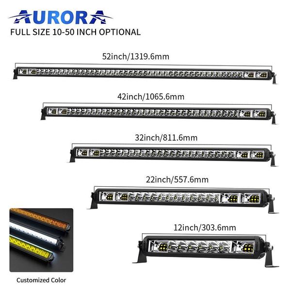 AURORA S5D1 Single Row Combination LED Light Bar
