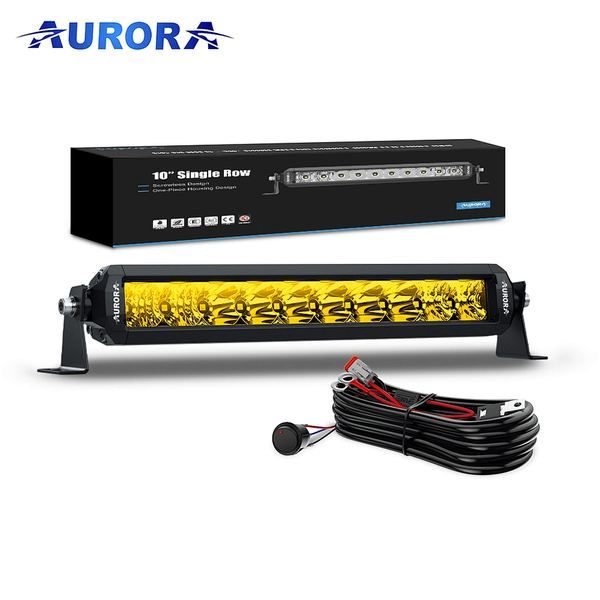AURORA IP68&IP69k smart barra de luz led 6 inch LED light bar No screw led bar o