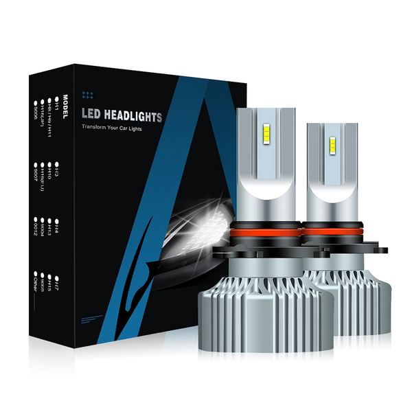 Stable Performance  Aurora 1+1 Patent Design V5 11000LM Fanless Heatsink Car Led