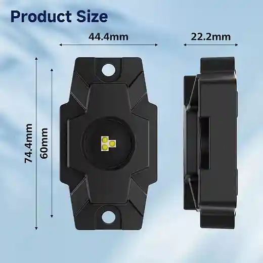 Aurora New Design LED Multi-color IP69K RGB Motorcycle LED Rock Lights