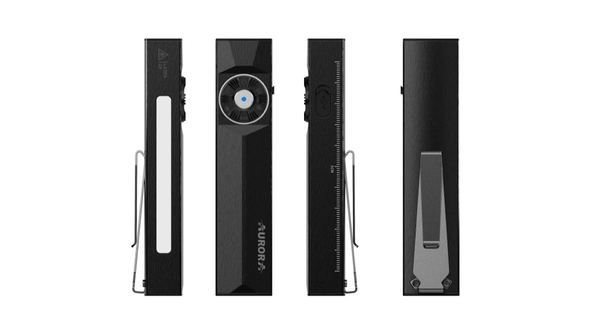 AURORA E3 Ultra-Thin EDC Tactical Flashlight High Brightness IP65 Rechargeable