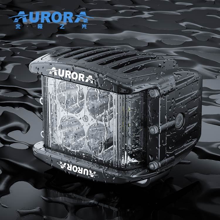 AURORA 2-E4E15D1 W Series Flood + Side Shooter LED Work Light