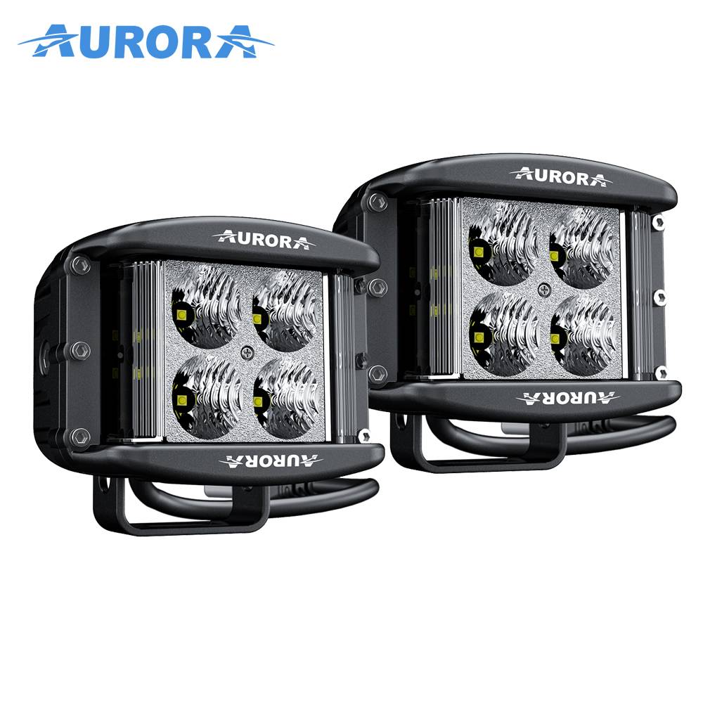 AURORA 2-E4E15D1 W Series Flood + Side Shooter LED Work Light