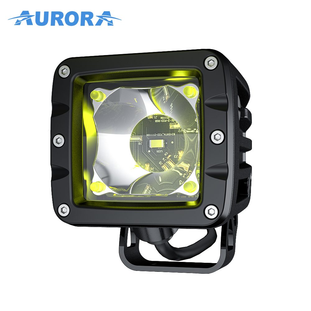 AURORA 2-T-P23Q W Series RGB Flood LED Work Light