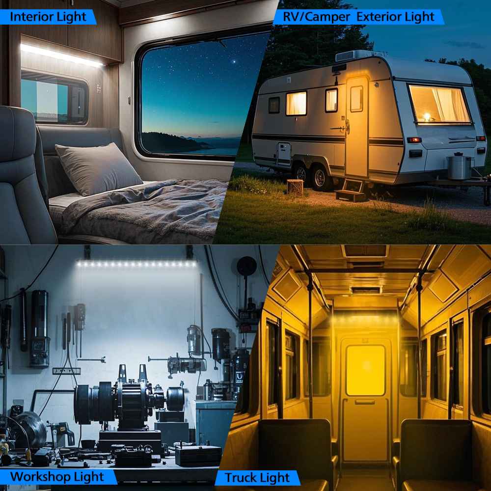 AURORA CL-600 White & Amber Dimmable Camping Light