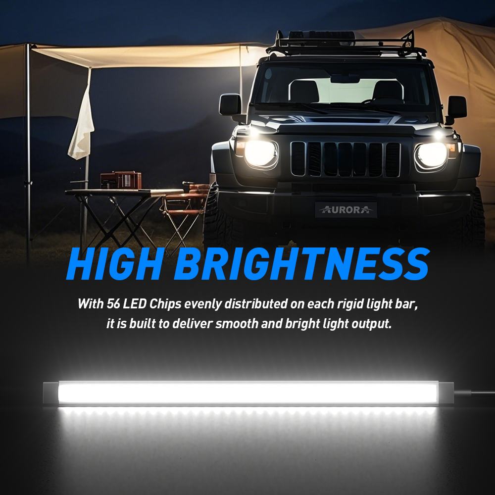 AURORA CL2-300 White &amp; Amber Upgraded Dimmable Camping Light