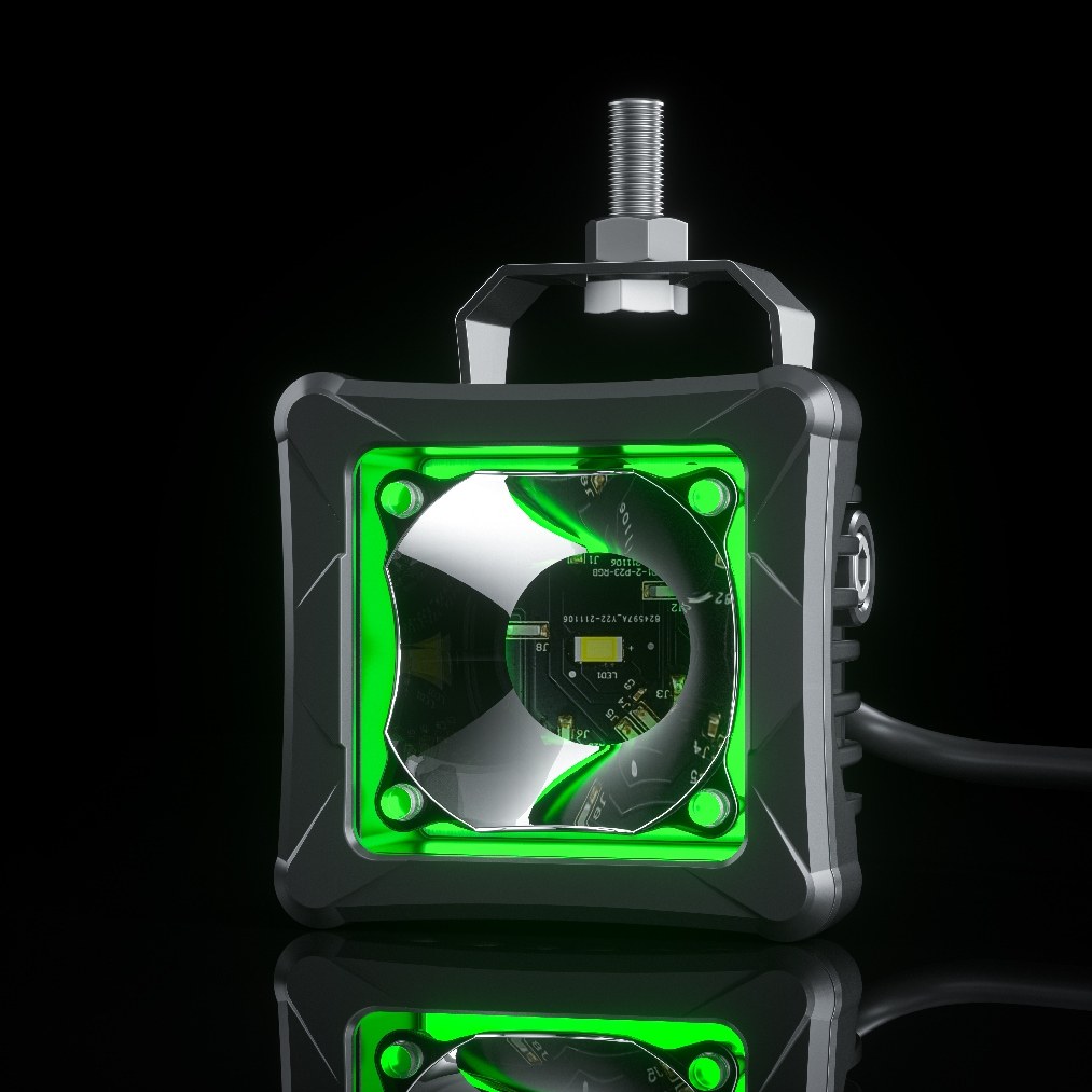 AURORA D3-2-P23H1-Q-APP W Series Dual-Color Spot LED Work Light