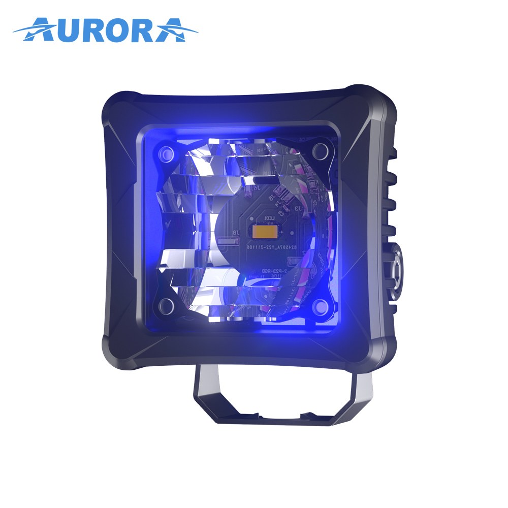 AURORA D3T-2-E23Q W Series RGB Flood LED Work Light