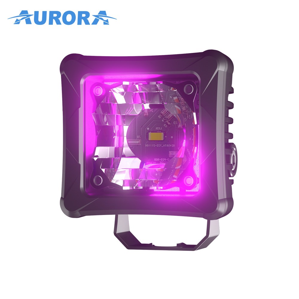 AURORA D3T-2-E23Q W Series RGB Flood LED Work Light