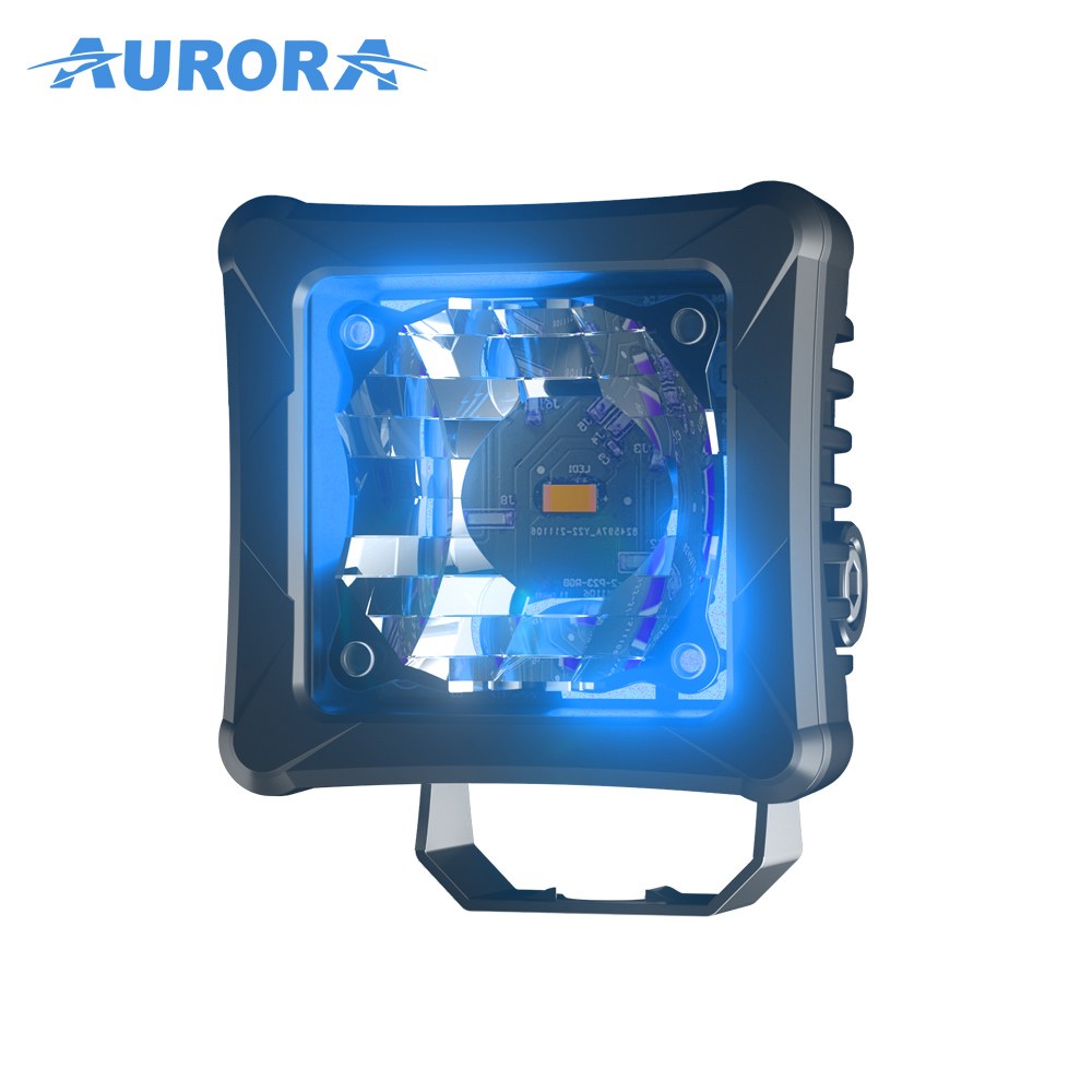 AURORA D3T-2-E23Q W Series RGB Flood LED Work Light