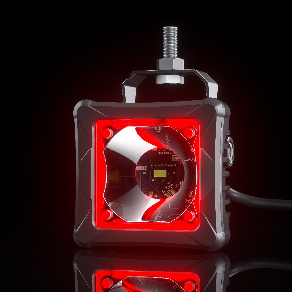 AURORA D3T-2-P23Q W Series RGB Spot LED Work Light