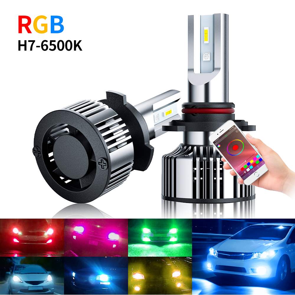 AURORA F2C RGB LED Headlight Bulbs