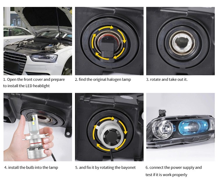 AURORA F5 LED Headlight Bulbs