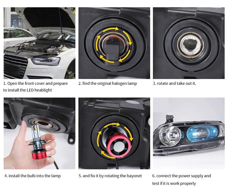 AURORA F6 LED Headlight Bulbs