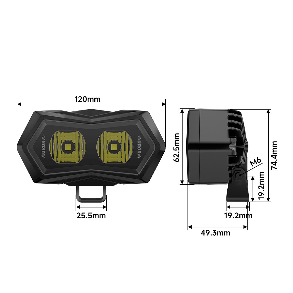 AURORA P-L-4-P31T7-AW Single Row Light