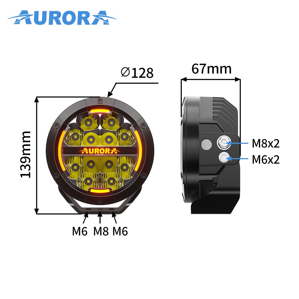 AURORA P-R-5-C39D1-AW LED Driving Light