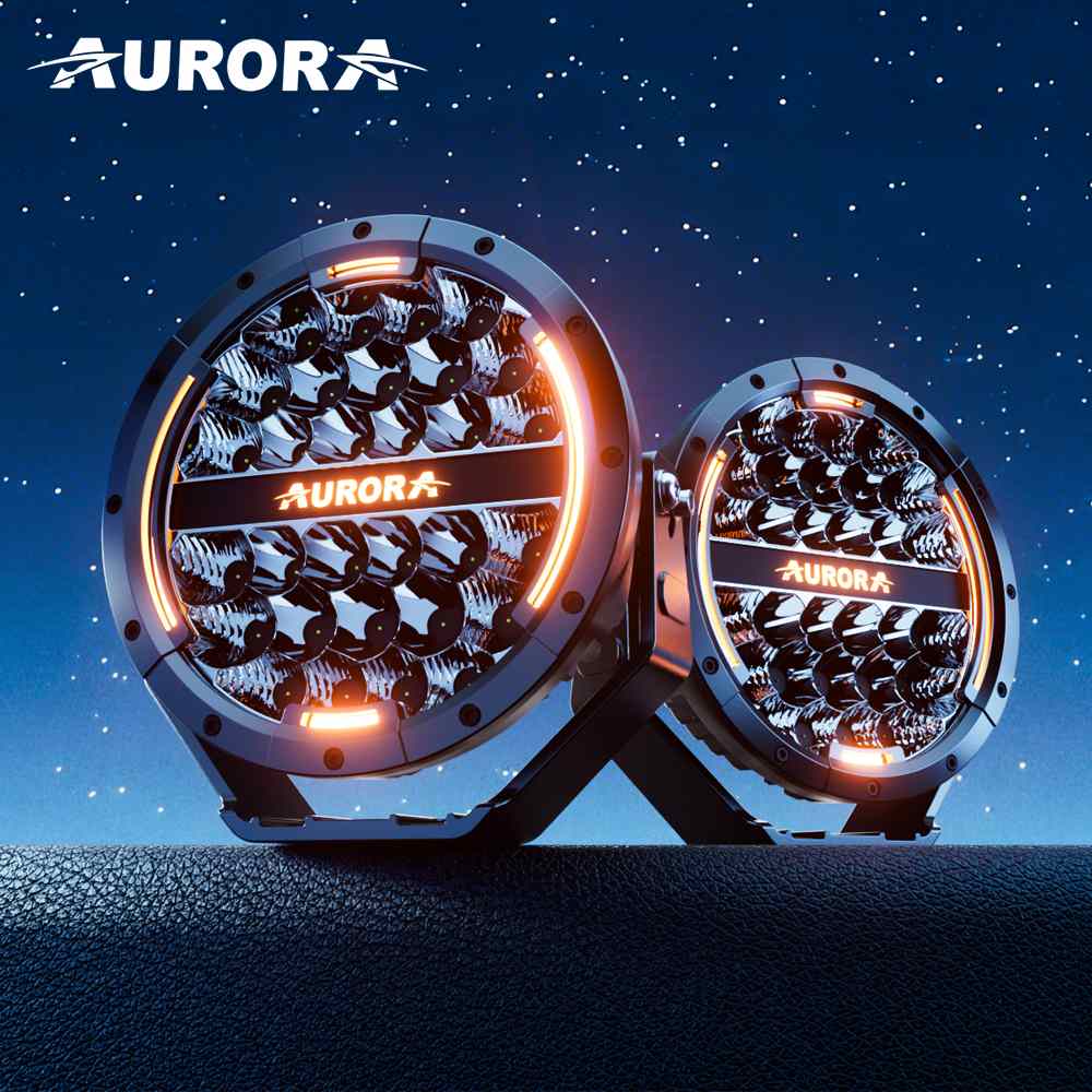 AURORA C31D1（with white/amber backlits） LED Driving Lights