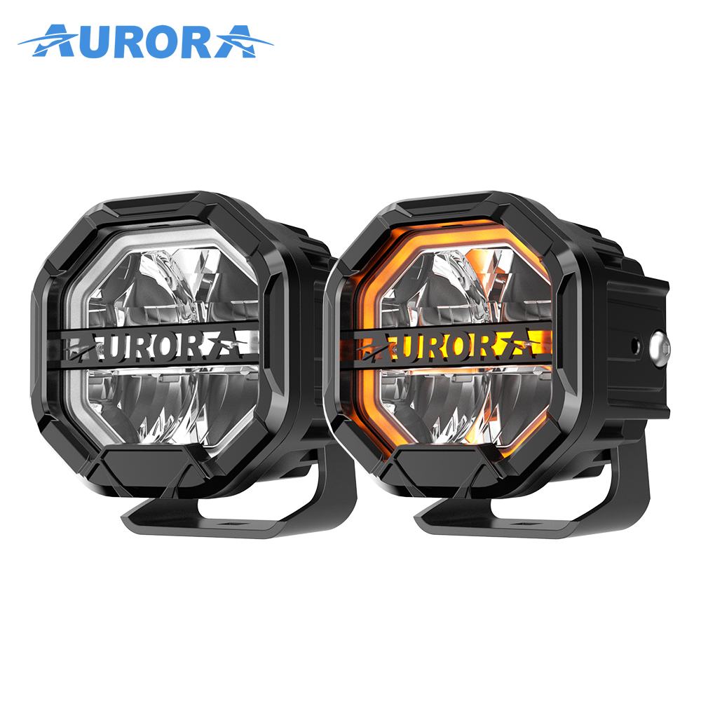 AURORA W-4-R12T3-AW Emark R149 Approved Dual Color backlits LED Driving Light