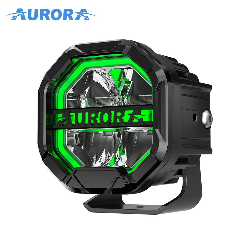 AURORA W-4-R12T3-Q-APP RGB backlits LED Driving Light