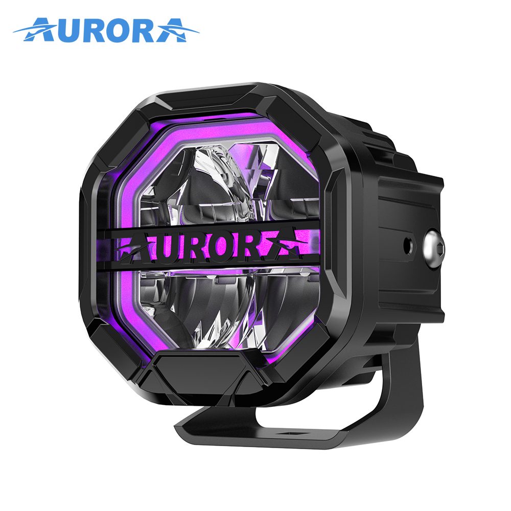 AURORA W-4-R12T3-Q-APP RGB backlits LED Driving Light