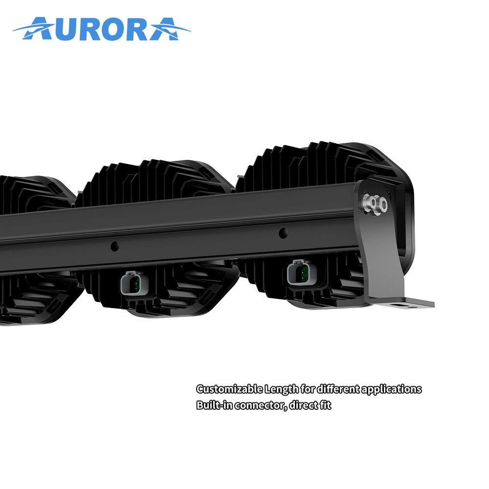 AURORA W-6-R19Y-AW-D Emark R149 Approved Dual Color Linkable Light Bar