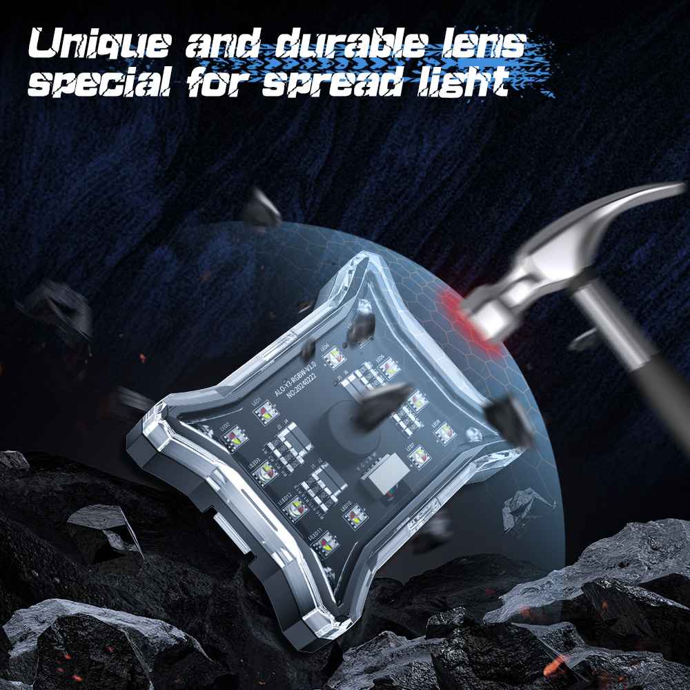 AURORA Single Pack Y3-D4 Single Pack Wireless Control RGBW Chips Rock light