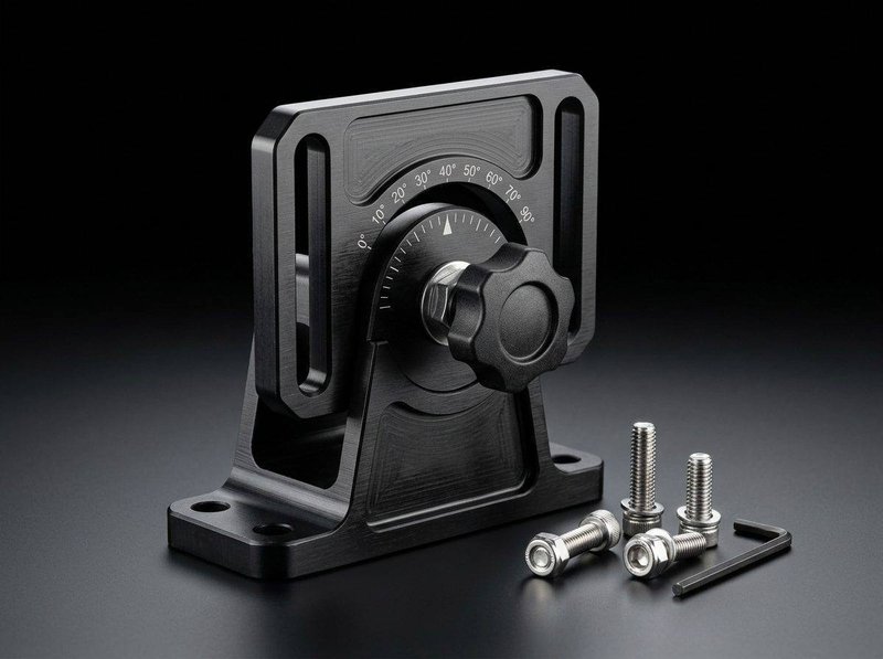 Universal aluminum mounting bracket with stainless hardware for LED work lights