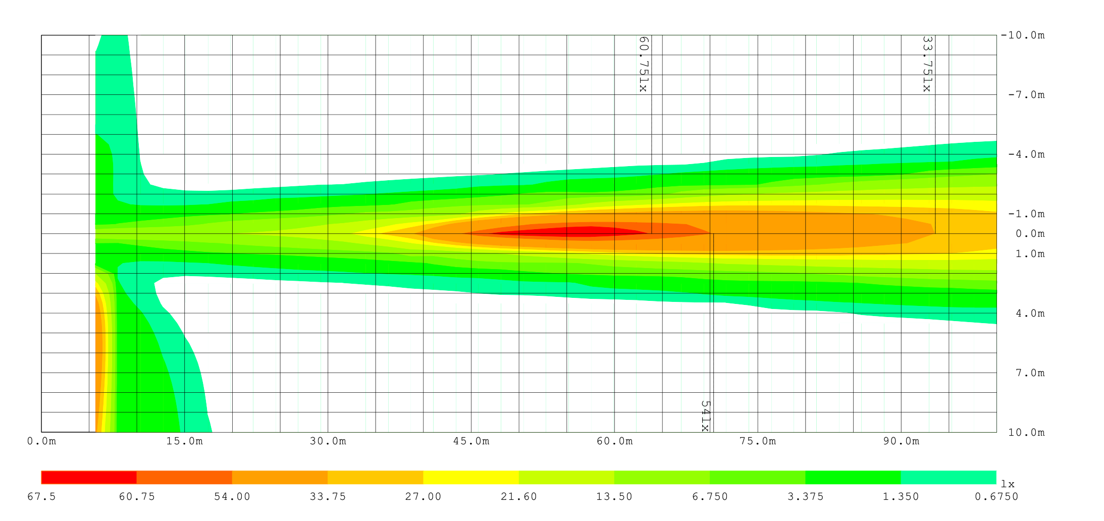 Road illuminance map 1